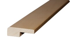 Dverový prah buk hrúbka 22mm  lakovaný s výrezom od dverí.
